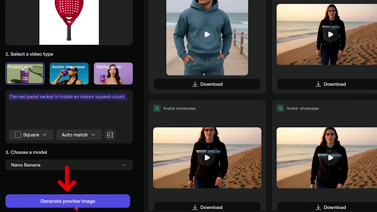 Using Creatify's Product Video feature to generate dynamic b-roll