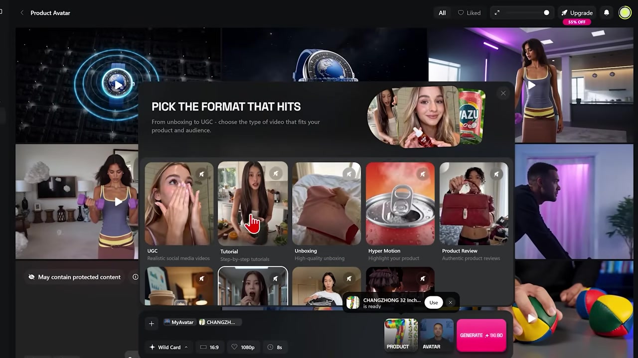 Selecting Ad Formats and Presets