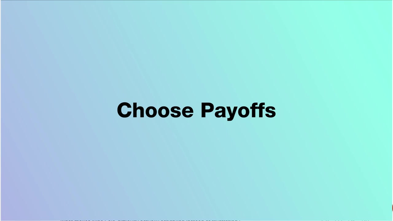Hooks and Payoffs Selection Screens