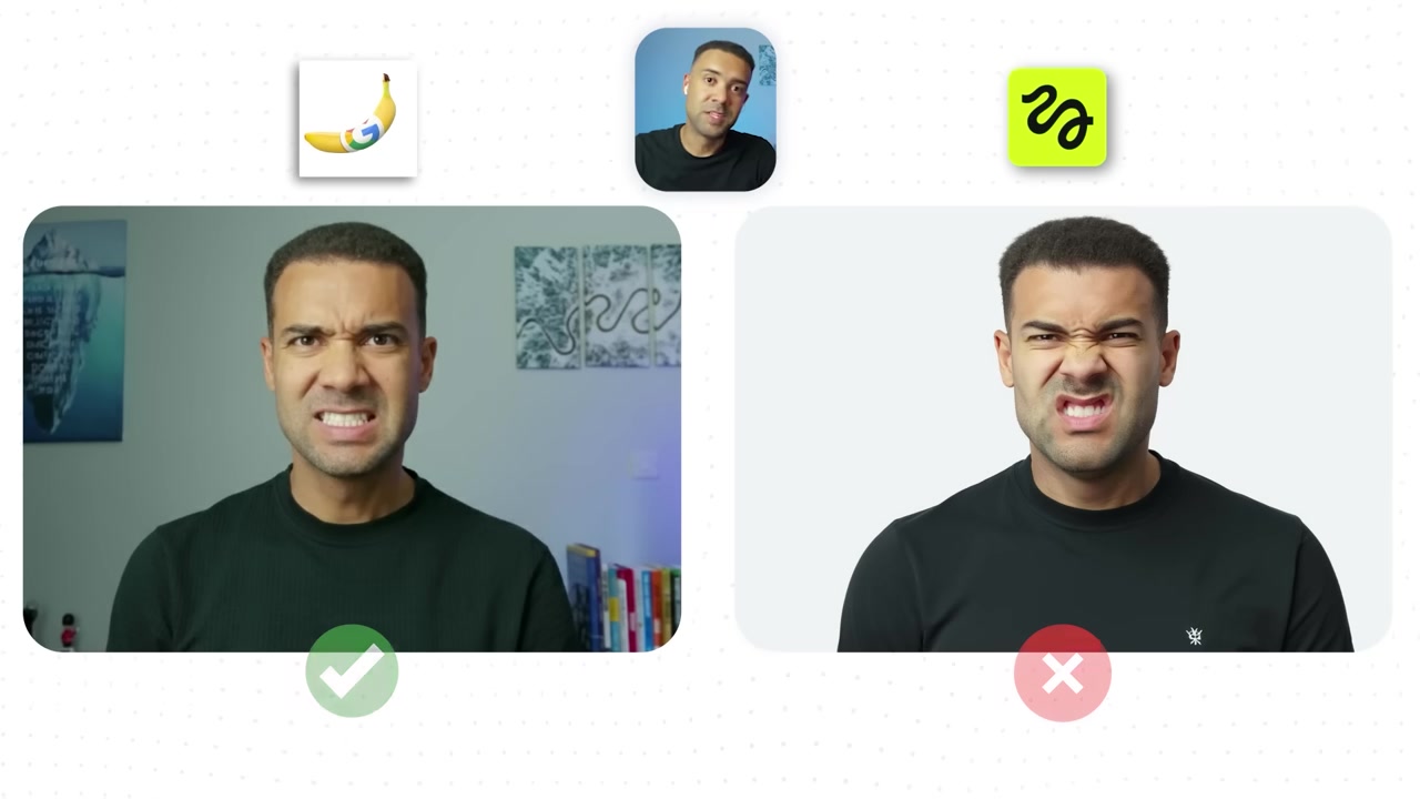Emotion comparison side-by-side showing joy, anger, and sadness