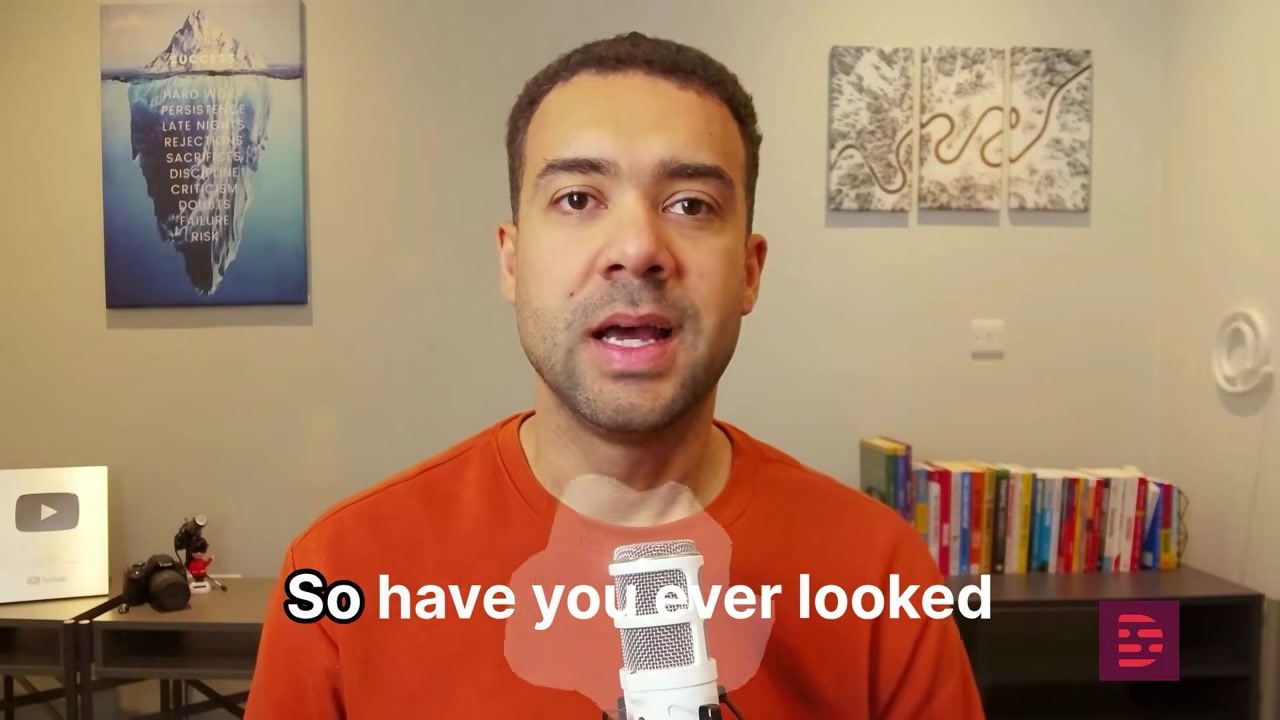 Final video layout with captions, music, and logo