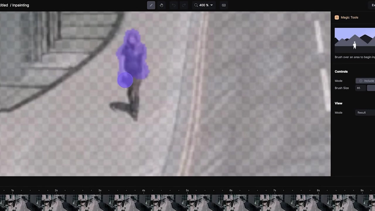 Runway Smart Object Removal Tool